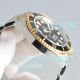 HP Factoty Luxury Clone Rolex Submariner Two-tone Black Face Watch Swiss 3235 Movement (5)_th.jpg